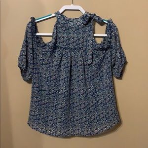 Off shoulder Floral top